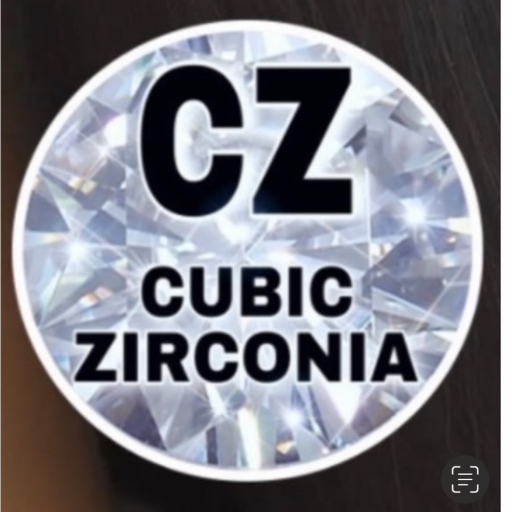 Cubic Zirconia Silver Stud Lux Earrings NEW - Picture 7 of 8